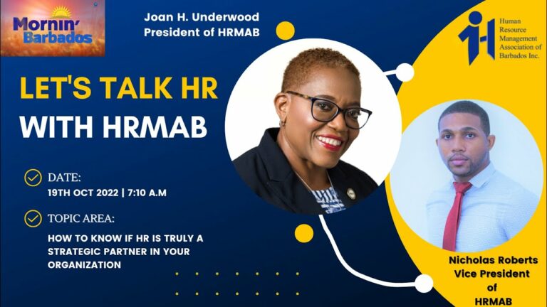 Let's Talk HR with HRMAB - Is HR a Strategic Business Partner in Your Organisation?